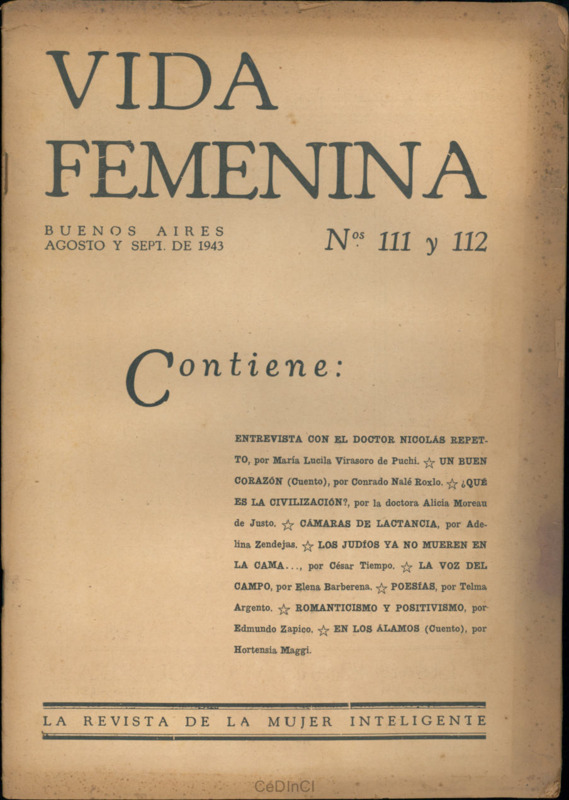 Vida femenina nº 111 y 112