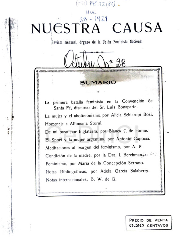 Nuestra Causa n° 28