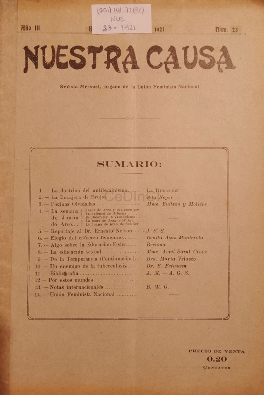 Nuestra Causa n° 23