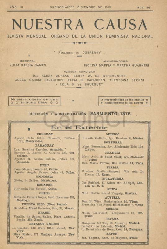 Nuestra Causa n° 30