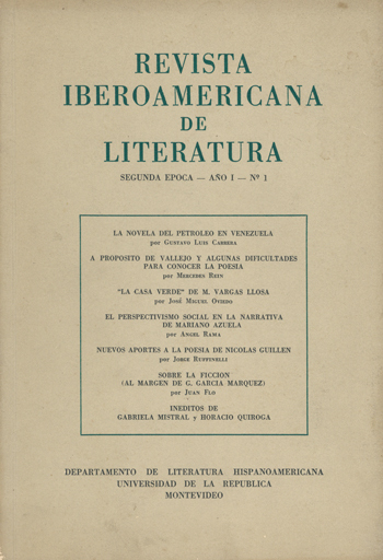 REVISTA IBEROAMERICANA DE LITERATURA