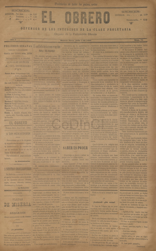 El Obrero 76